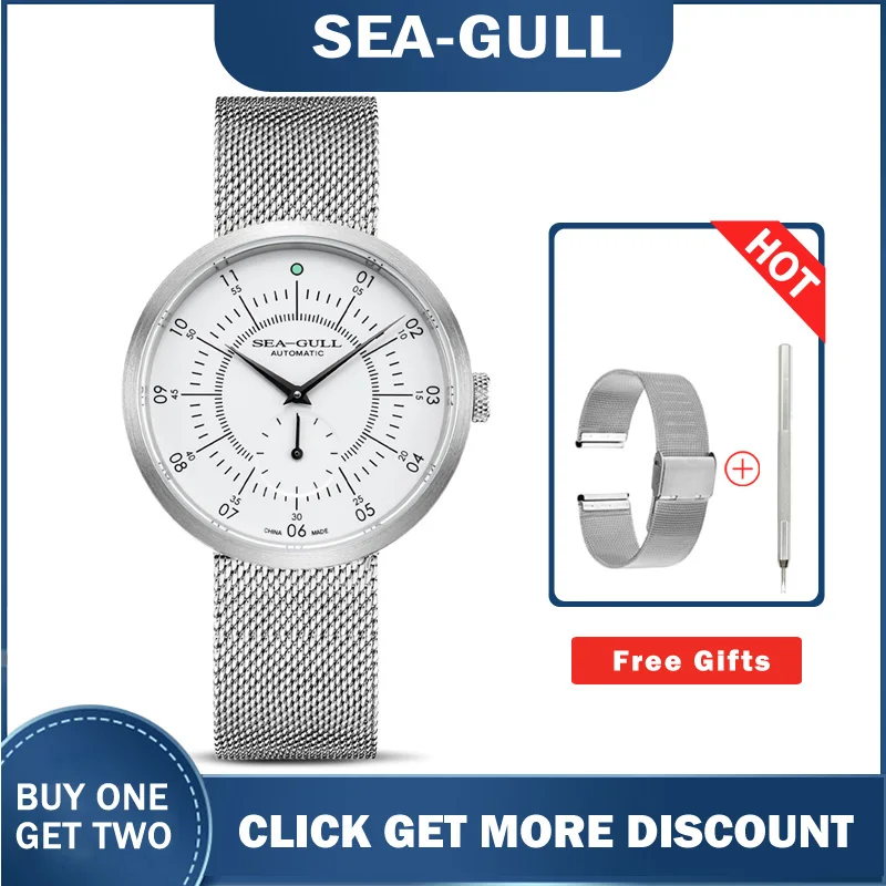 Seagull Watches Mens 2021 Top Brand Luxury Steeldiver Seiko Automatic Mechanical Watches for Mens 816.17.6086