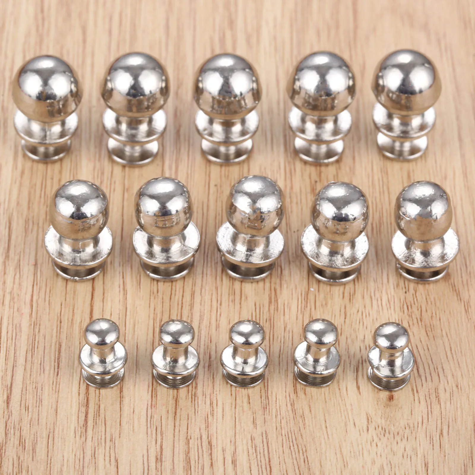 5/10pcs Mini Silver Knobs Round Handles Pulls Single Hole Drawer Vintage Decor Cabinet Chest Kitchen Solid Alloy Bathroom Home