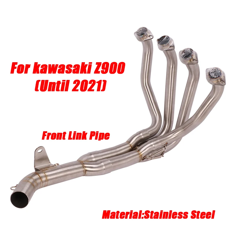 Replace Front Connect Tube for Kawasaki Z900 Until 2021 Motorcycle Link Tail Original Exhaust Pipe Stainless System