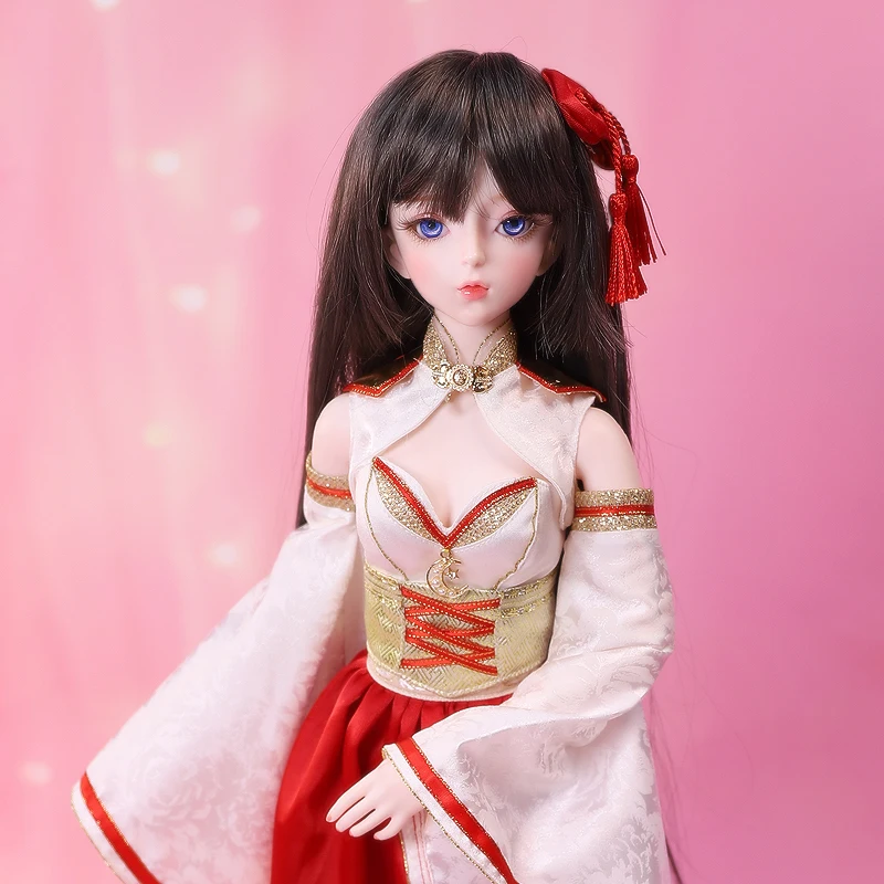 Sen bajka 1/3 BJD Doll 62cm przegubowe lalki z włosami oczy ubrania buty Cosplay makijaż DIY zabawki lalki prezent dla dziewczyn SD