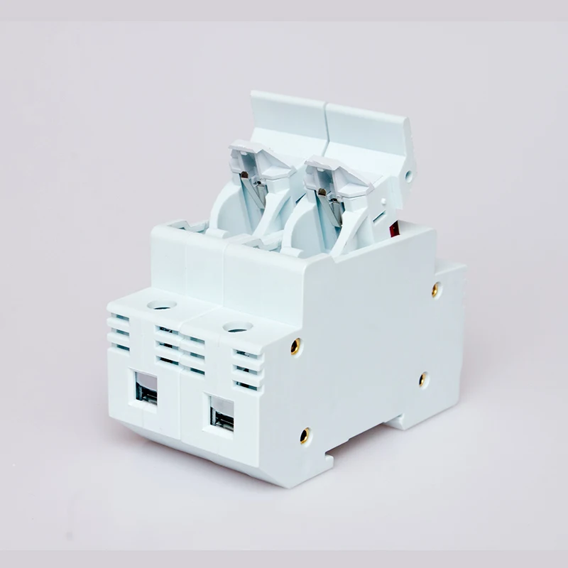 AC 1PC 2P Fuse Base 500V 63A With LED light Matching Fuse 14x51MM R016 only Fuse Base RT18-63X