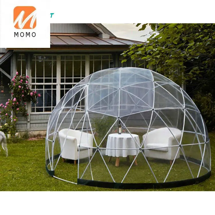 Waterproof UV Protection PVC geo dome Igloo dome house Geodesic Dome Tent igloos