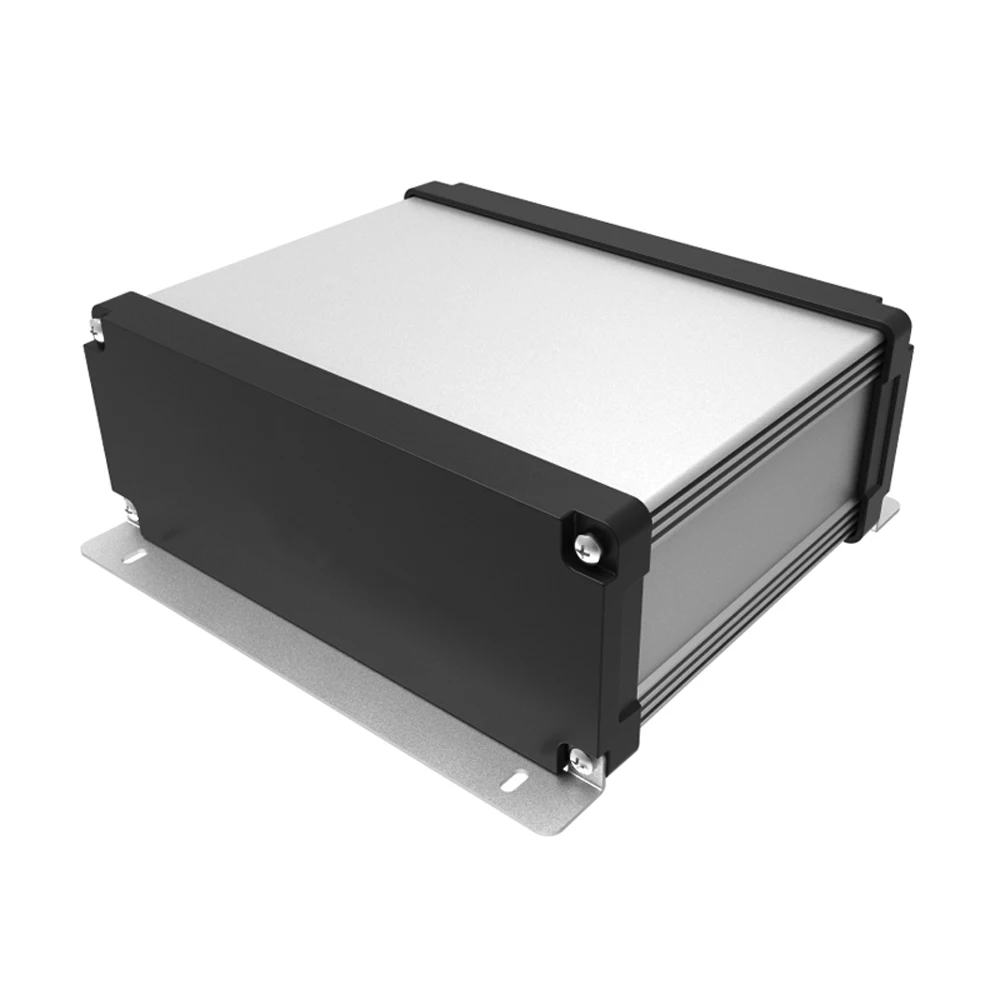 Boîtier électronique en aluminium de découpe laser personnalisé, étanche IP68, PCB extrudé, usine expérimentée, 200W, 75H