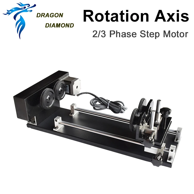 Imagem -06 - Rotary Eixo Gravura Acessório com Rolos ou Fase para Co2 Laser Gravura Máquina de Corte