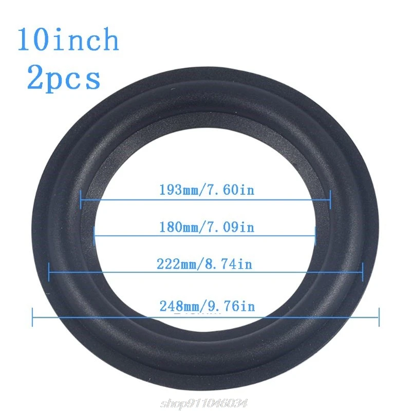 4/5/6.5/8/10/12 Inch High Elasticity Speaker Surround Repair Woofer Edge Replacement Rubber J19 21 Dropship