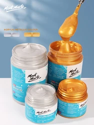 Montmartre Acrylic Paint 100ML Waterproof and Quick-drying White/Fluorescent/Metallic Paint Art Supplies