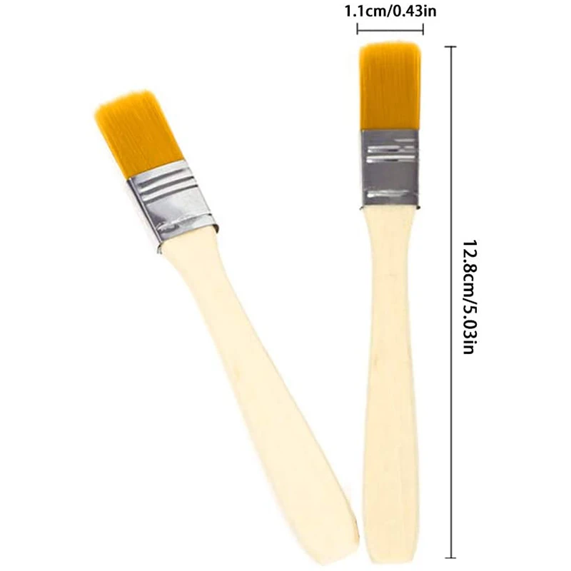 Set di pennelli da 30 pezzi con manico in legno, pennello per pulizia e rimozione della polvere, pennello lucido, pennello ad olio