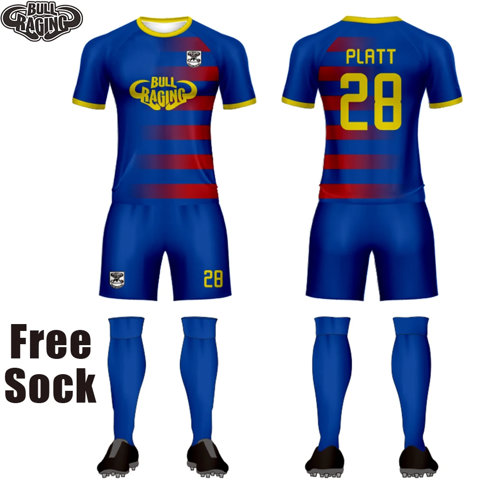 Custom Made Men Soccer Jersey Sets Sublimation Women And Kids Soccer uniform