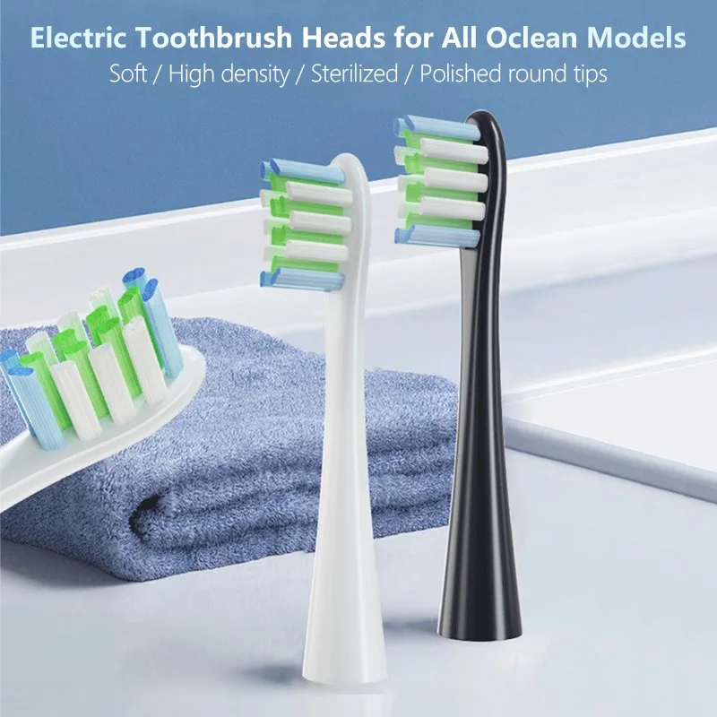 For Oclean Replaceable Electric Toothbrush Brush Heads for Oclean X/X PRO/ Z1/ F1/One/ Air 2/SE Soft DuPont Bristle Nozzles