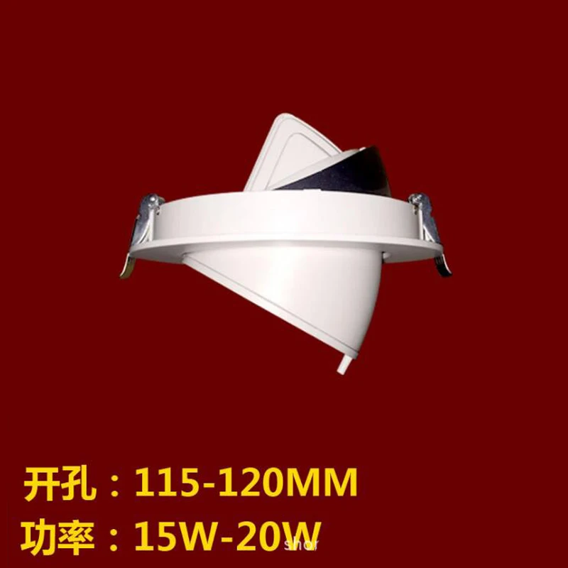 18pcs/lot 25w 30w Ceiling DownLight Adjustable Gimable Rotation Lampada Recessed Led Downlight COB LED Spot Lamp Ac85-265V