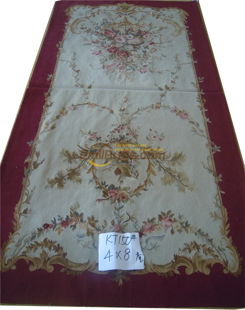 chinese aubusson carpets handwoven wool French Chic luxurious