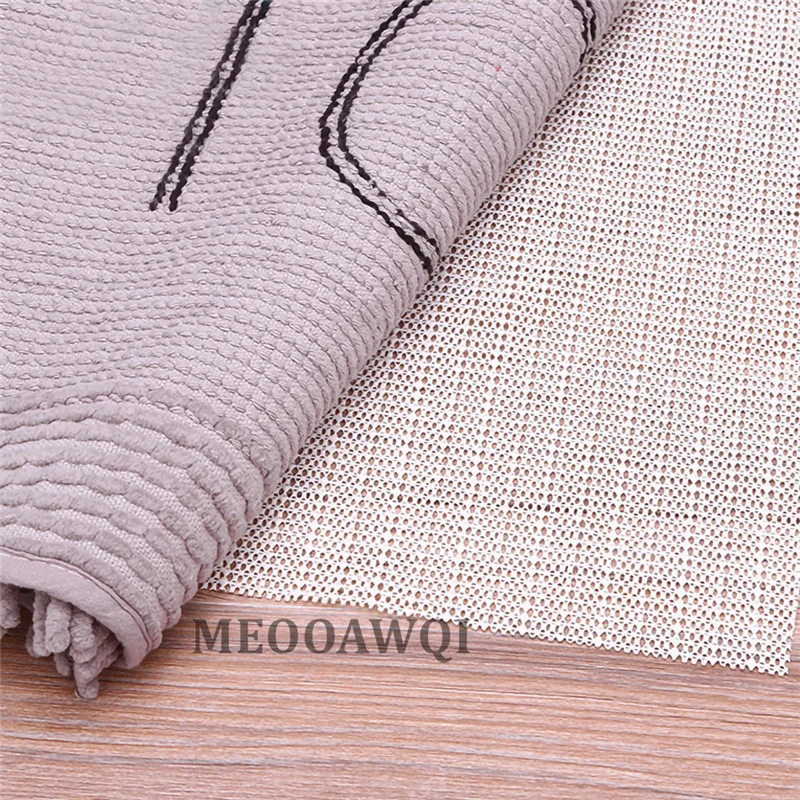 PVC Non-Slip Rug Pad for Hard Surface Floors - Gripper Carpet Anti Slip Under Mattress Sofa Cushion Mesh Pads Non-Slip Shower Ma