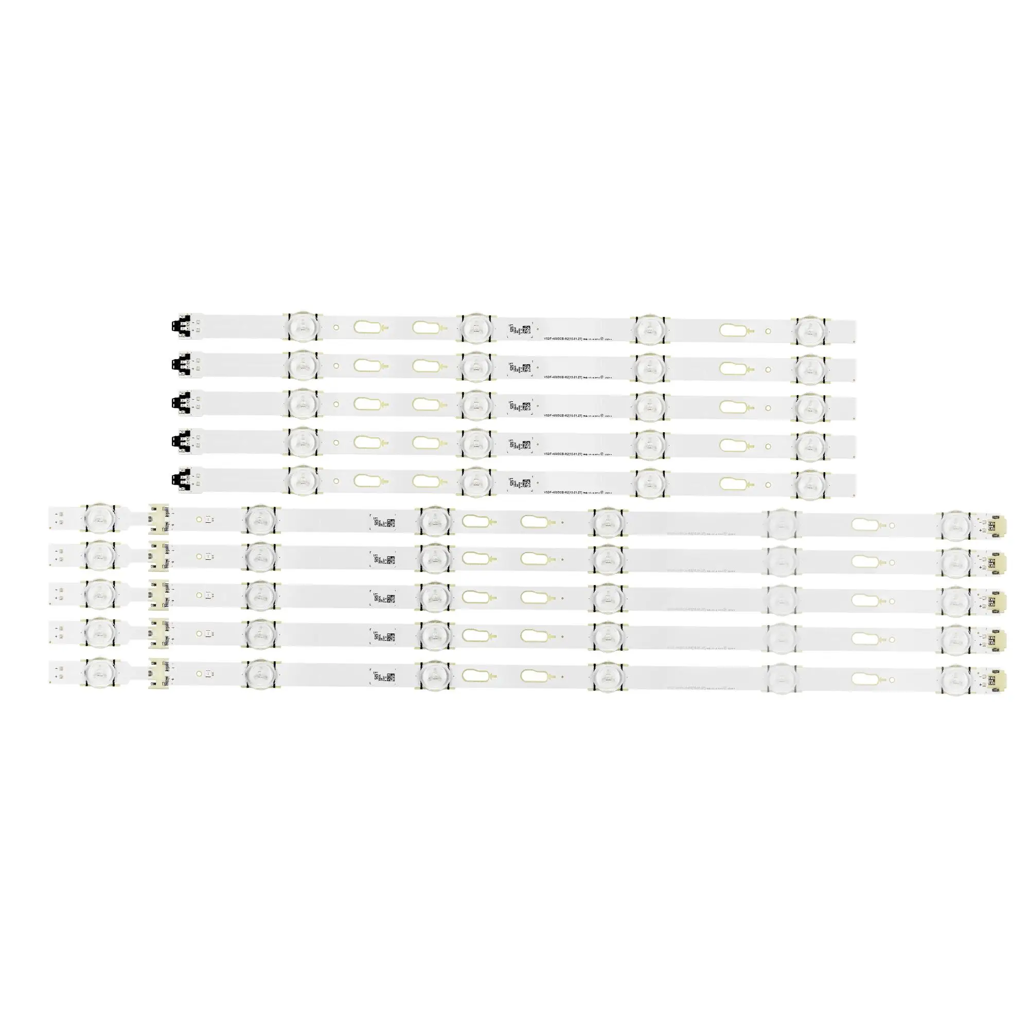 Striscia di retroilluminazione a LED da 10 pezzi per Samsung V5DF-480DCA-R2 V5DF-480DCB-R2 BN96-34785A BN96-34786A muslimymuslimah 50 uk6470