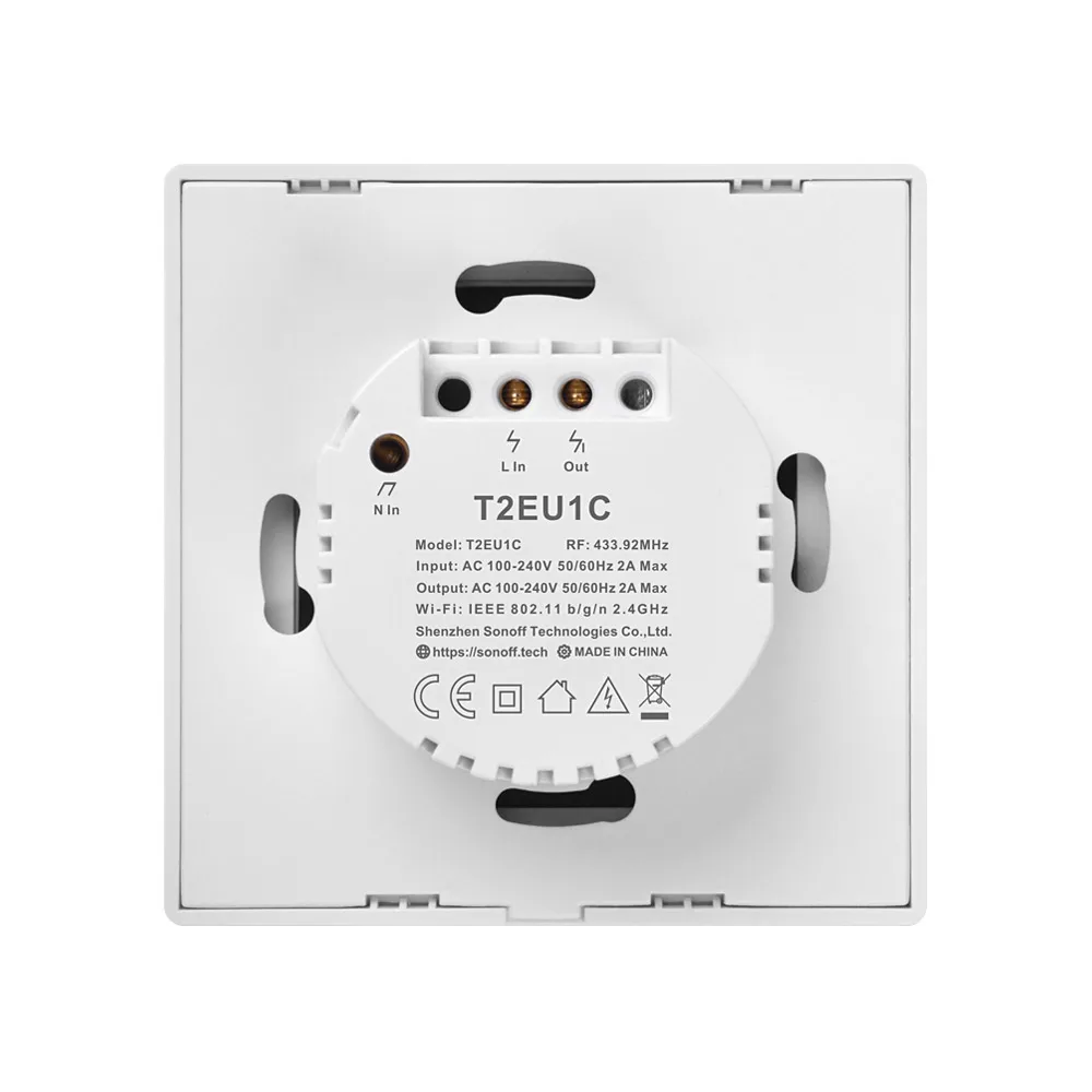 Sonoff TX T0 T2 T3 EU Smart Switch WiFi Touch Wall Light Switch Smart Home Remote Control Wireless Timer Switch Via Ewelink APP