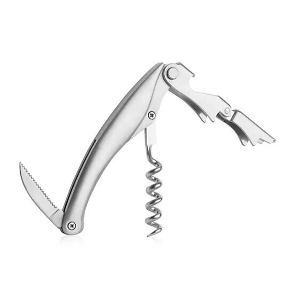 LELYSEE Stainless steel saca rolha wine opener waiter's friend corkscrew