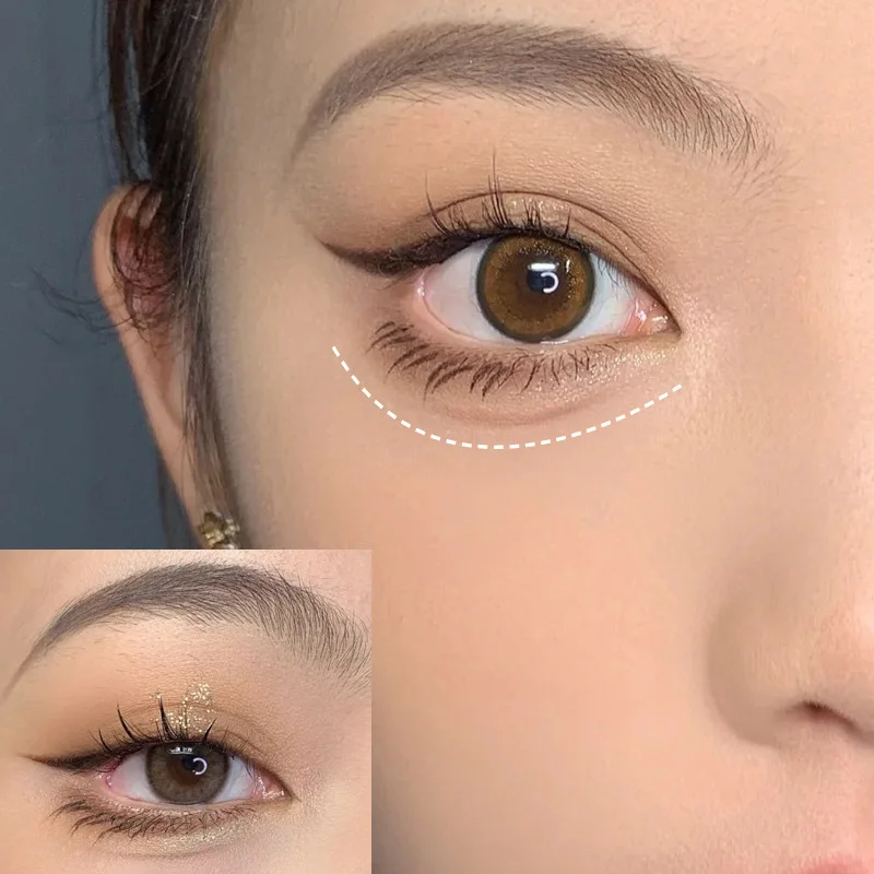 Brown Liquid Eyeliner Makeup Pen Waterproof Long-lasting Eyeliner Sweat-proof Not Easy to Smudge Eye Liner Makeup