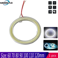 Daytime Running Light DRL Car Angel Eyes LED Halo Ring Headlights 60MM 70MM 80MM 90MM 100MM 110MM for BMW E38 E39 E46 E60