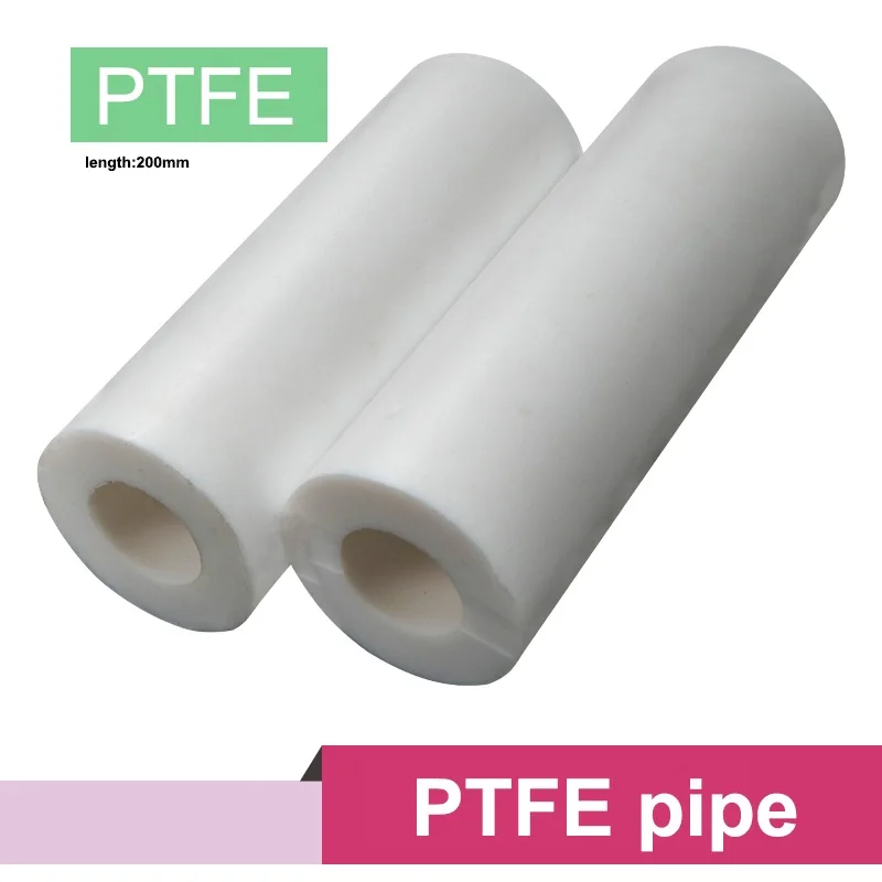 

200mm length white PTFE tube Polyvinylidene pipe Fluoride sticks