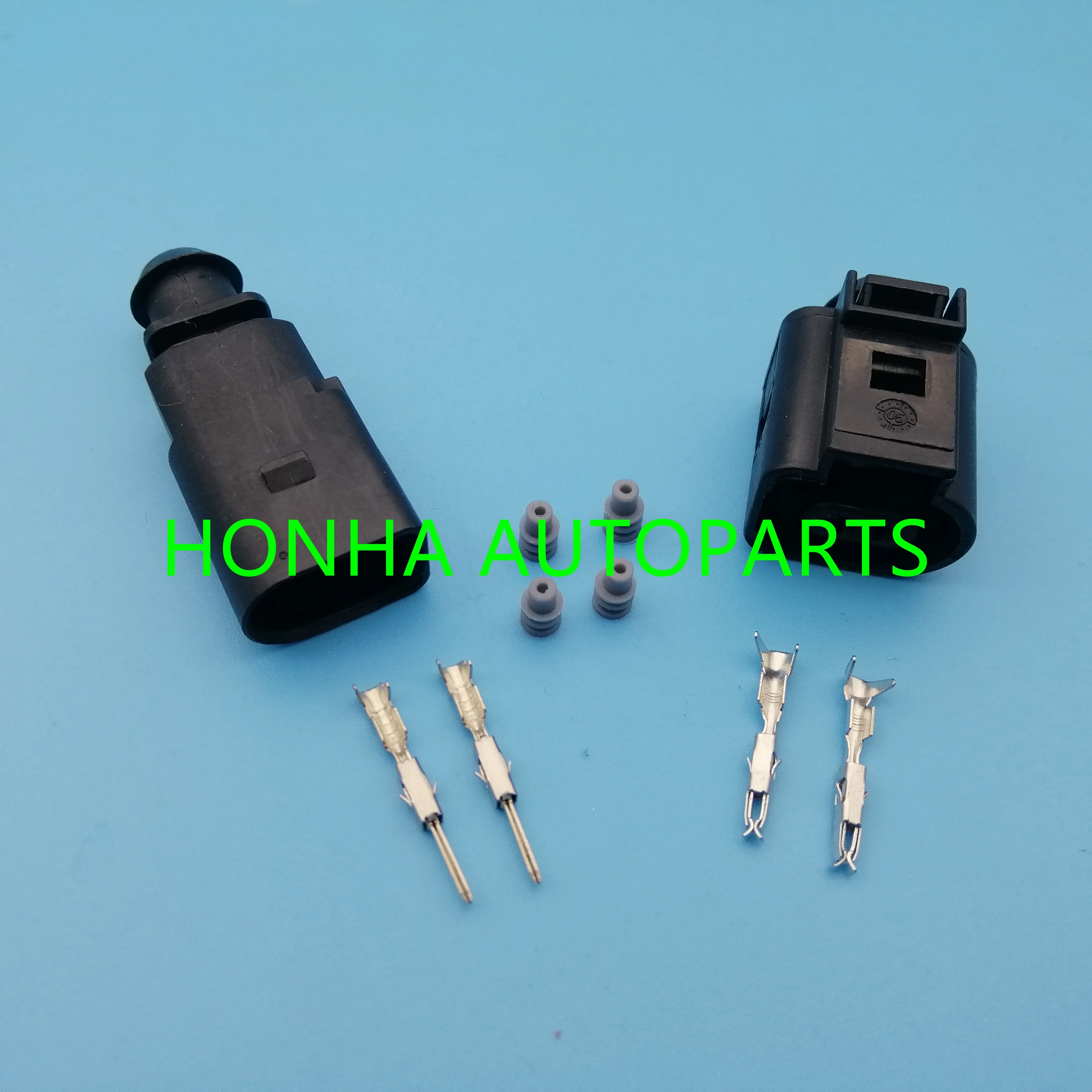 

1pcs 2 Pin 1.5mm 1J0973802/1J0973702 Auto Temp sensor plug deflation valve connector waterproof Electrical Wire connectors