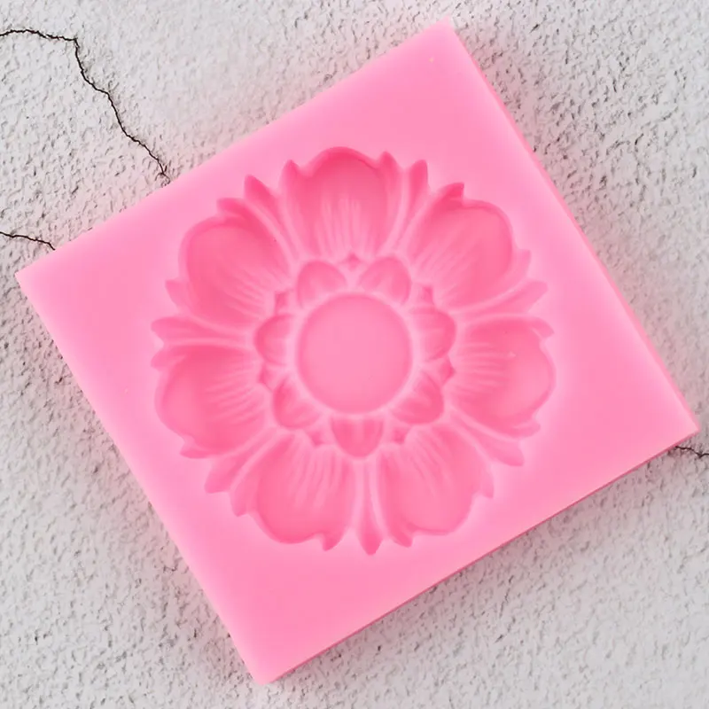 Gerbera Flower Silicone Mold Chrysanthemum Cake Decorating Tools Cupcake Topper Fondant Candy  Clay Chocolate Gumpaste Mould