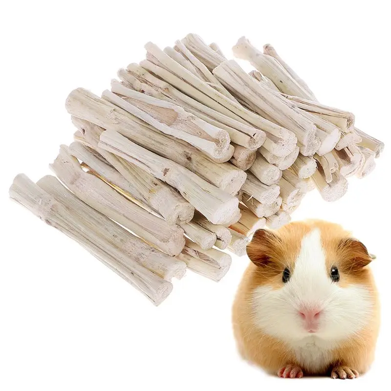 Sweet Bamboo Stick 500g Rabbits Chinchilla Guinea Pig Small Pets Animal for Women Men Pets Lovers Training Supplies