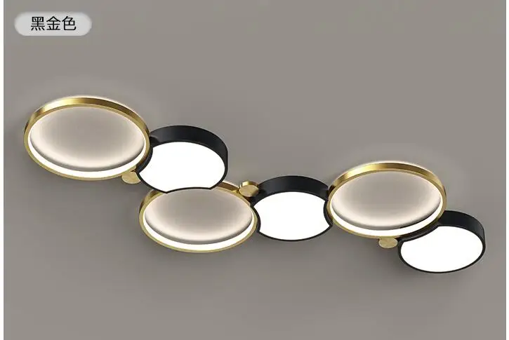 

Light luxury ring led ceiling lamp modern simple atmosphere high grade 2020 New Nordic lamps