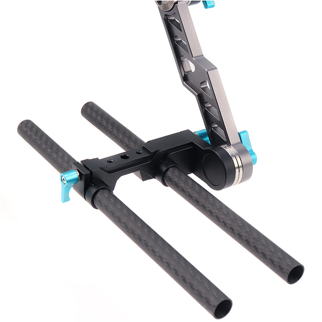 2x ألياف الكربون قضيب 15 مللي متر 19 مللي متر 6 "8" 10 "12" 16 "بوصة أنابيب ل 5D2 DSLR كاميرا السكك الحديدية دعم نظام تلاعب اتبع التركيز التصوير