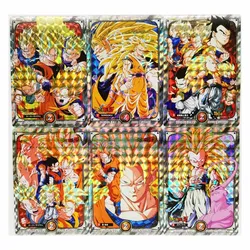 9 sztuk/zestaw Super Saiyan3 Dragon Ball Z Heroes bitwa karta Ultra instynkt Goku Vegeta gra kolekcja kart