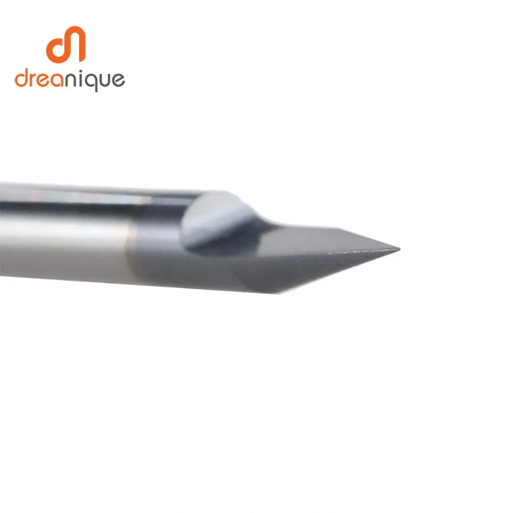 Imagem -04 - Fundo Plano Carboneto Pcb Gravura Bit 3.175 30 0.2 Mm0.1 mm Cnc Roteador Ferramenta para Aço de Bronze Aço Inoxidável Haste Alemã Peças Lote