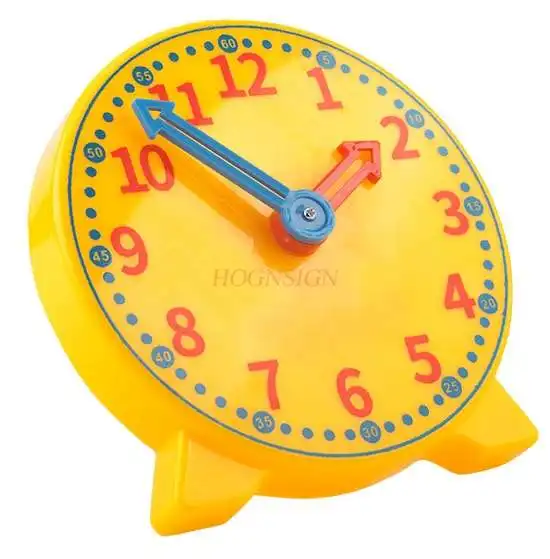 Teaching clock model primary school mathematics table mathematics teaching aids clock two hands linkage