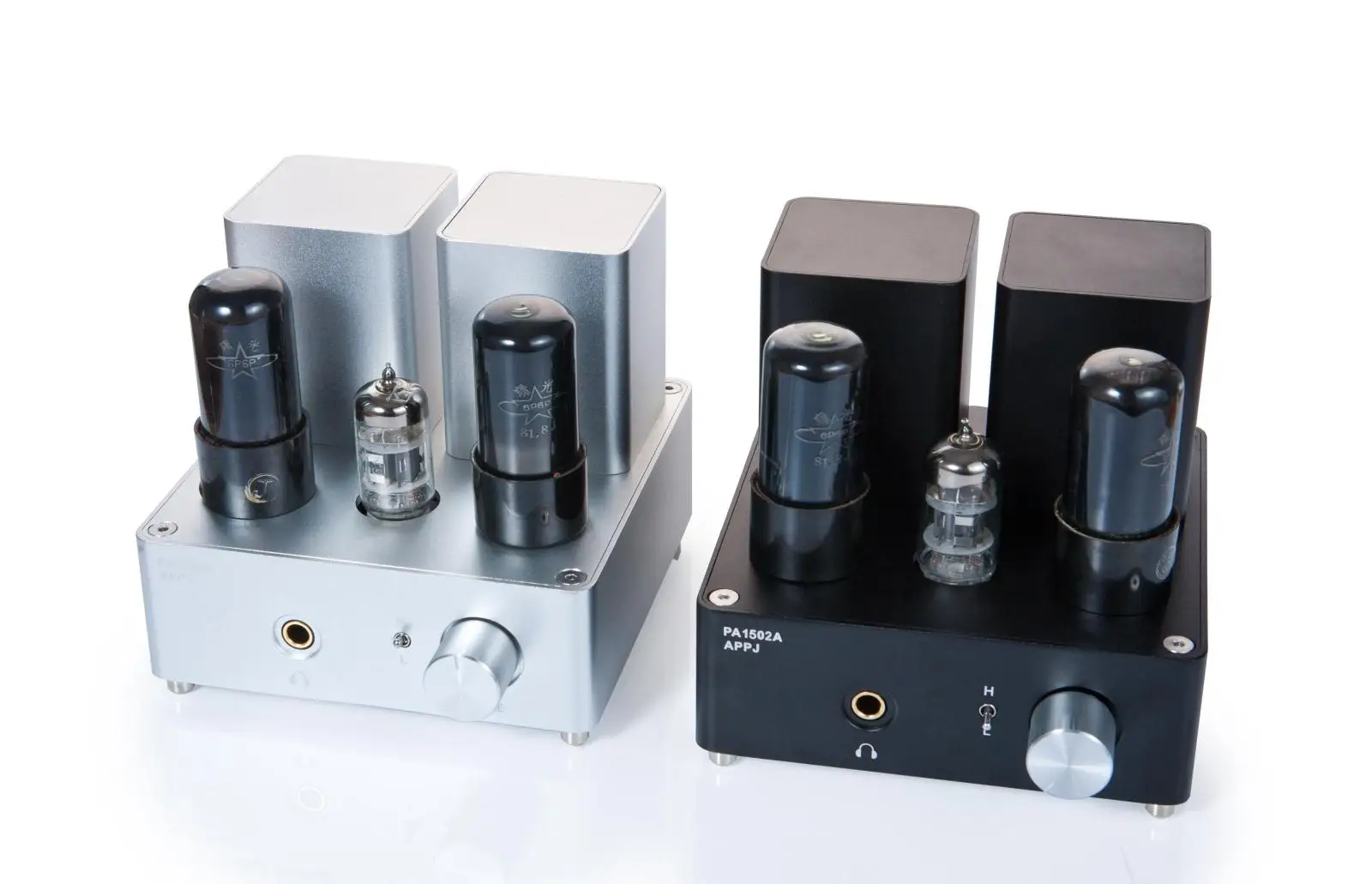 

The NEWest APPJ PA1502A Tube Headphone Amplifier HIFI 6N4 ( 12AX7 ) 6P6P( 6v6 ) lamp headset amplifiers