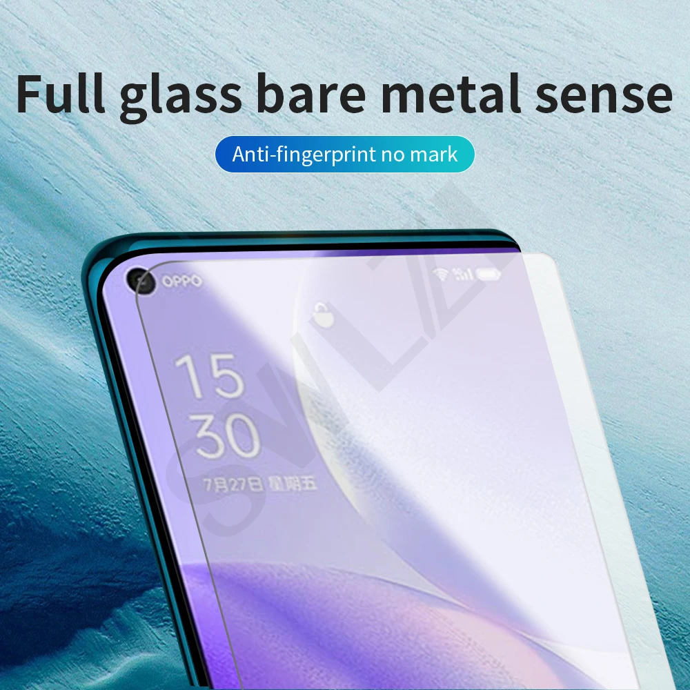 5-1Pcs tempered glass for OPPO Reno 5 lite 5F 5Z 5K 4 SE 4Z 4F 3 pro plus 5G 2 2Z 2F A 10X ZOOM screen protector protective Flim