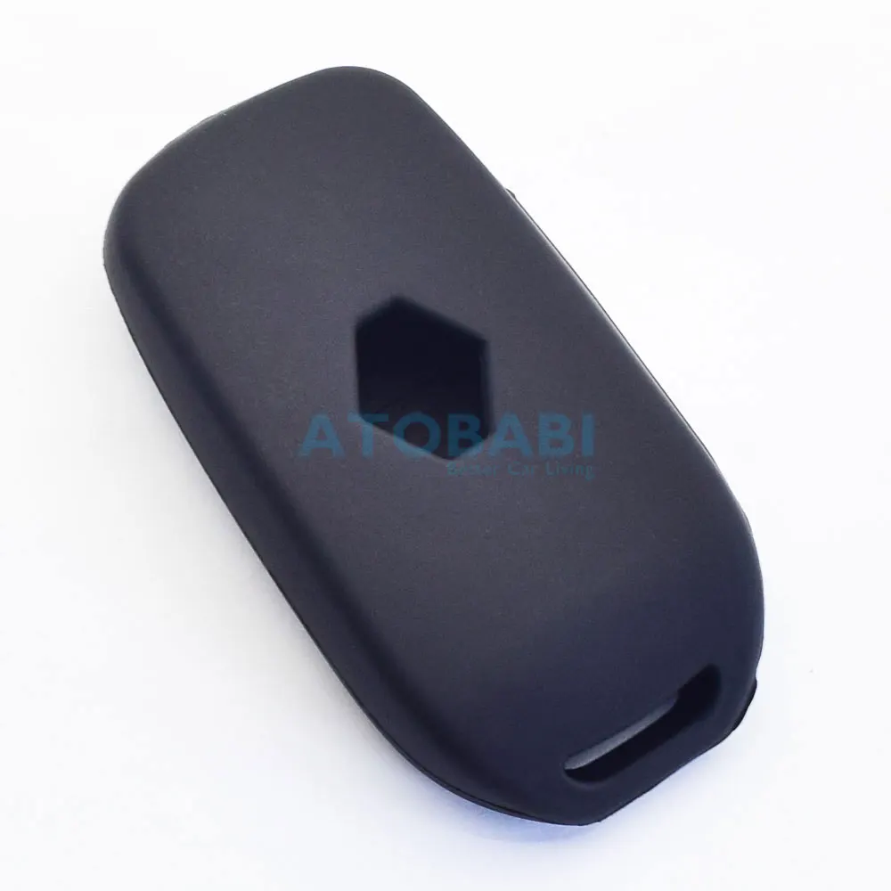 Silicone Car Key Cases Skin For Renault Dacia Duster Sandero Symbol Twingo 3 Buttons Folding Remote Control Fobs Protector Cover