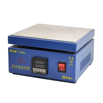 UYUE 946C hot plate preheating LCD digital preheating station for PCB SMD heating touch screen separate microcomputer control