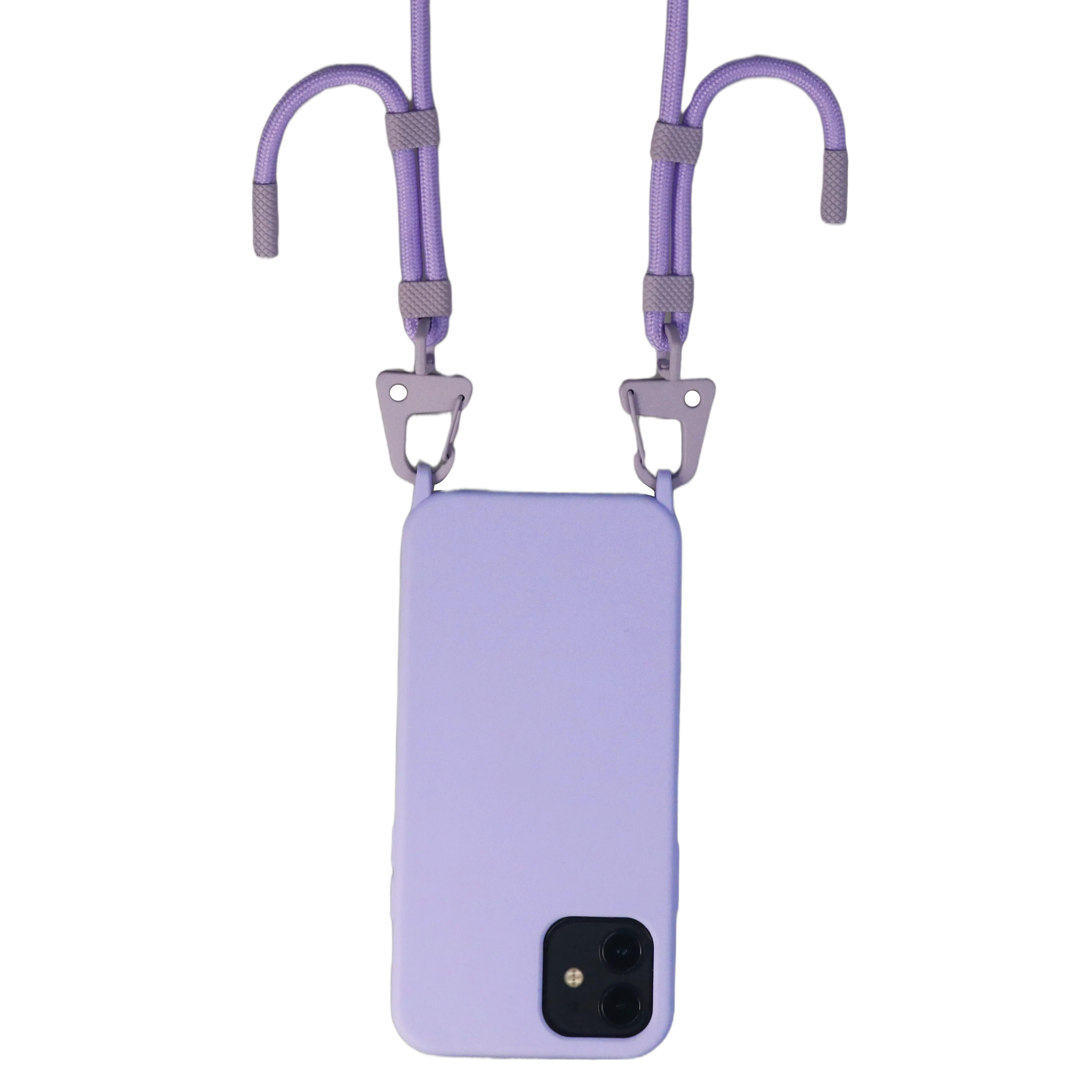 Crossbody Necklace Strap Lanyard with Silicone Phone Case For iPhone 15 14 13 Mini 12 11 Pro Max XR XS Max 7 8 Plus Cover
