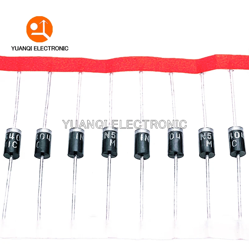 20PCS Rectifier Diode 1N5408  1N5404 1N5401 1N5822 1N5818  UF5408 UF5402 6A10 10A10 DO-27