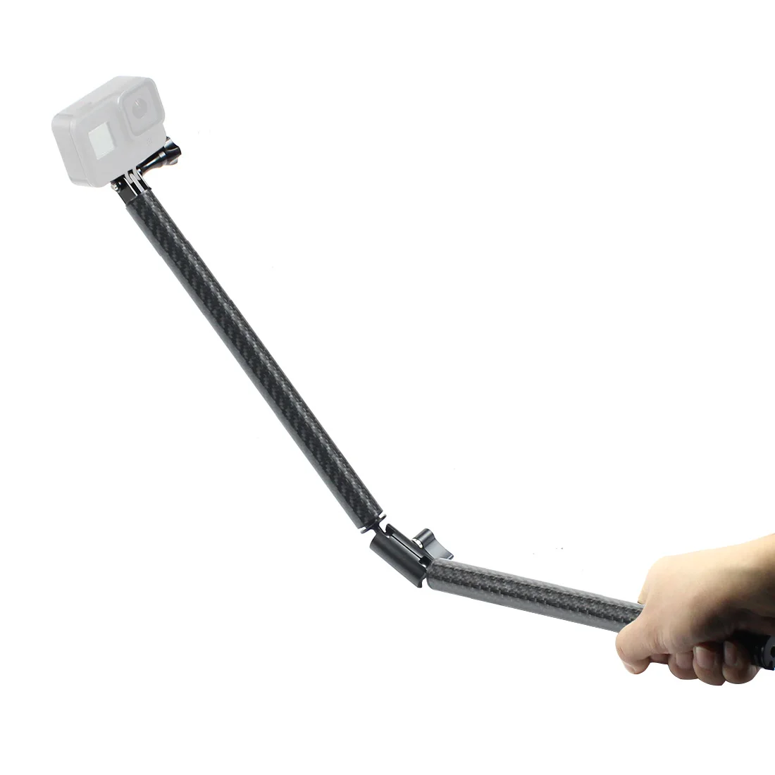 Стержень для селфи из углеродного волокна, регулируемая ручка, волшебный рычаг, удлинитель, ручка для селфи, адаптер для штатива 1/4 для GoPro 13, светильник для монитора камеры