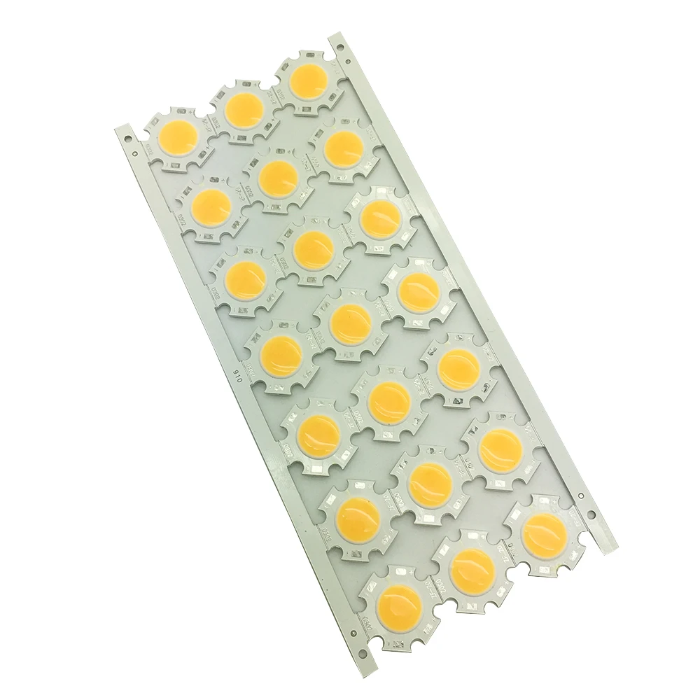 10PCS/LOT Hot Promation 3W White/Green High Lumens CRI Hexagon COB LED Chips 20-0302