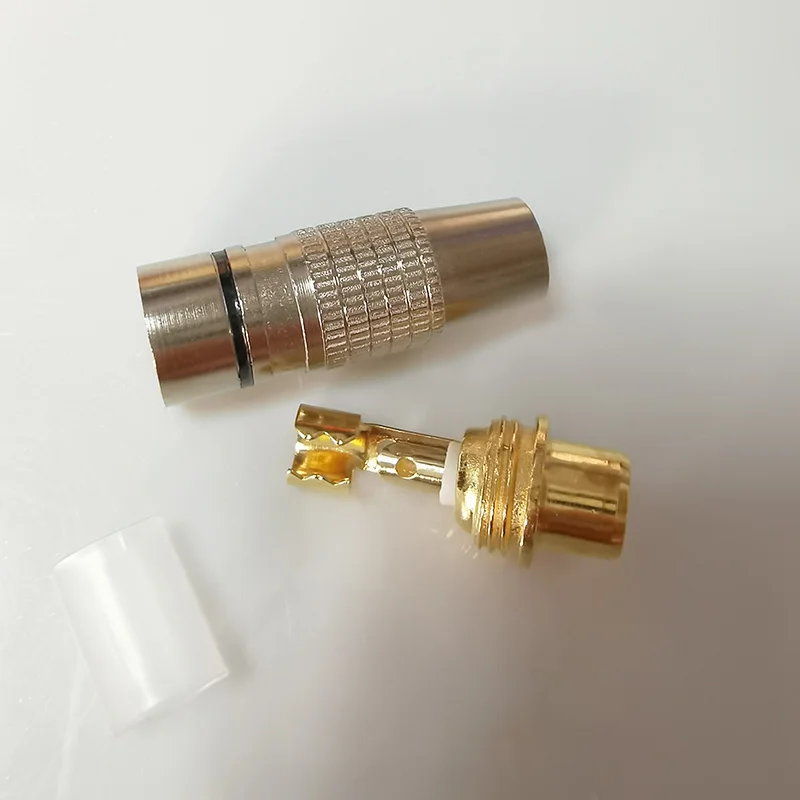 2/10 stücke Gold überzog RCA Weiblichen Jack Stecker Solder Audio Video Adapter Stecker cinch-buchse Konverter für Koaxialkabel