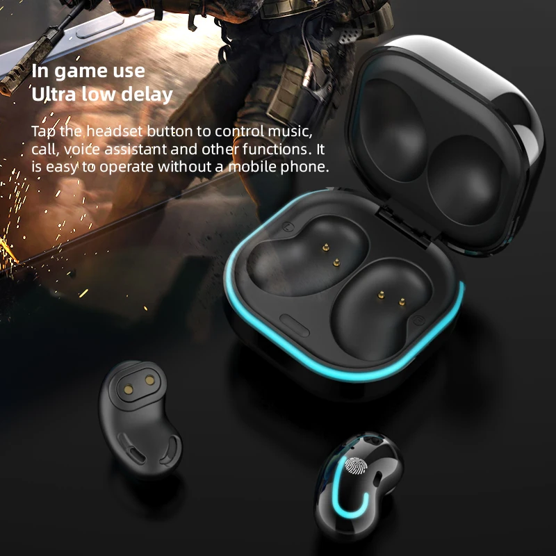 S6 se tws fones de ouvido sem fio bluetooth mini fone controle toque à prova dwaterproof água música estéreo esportes