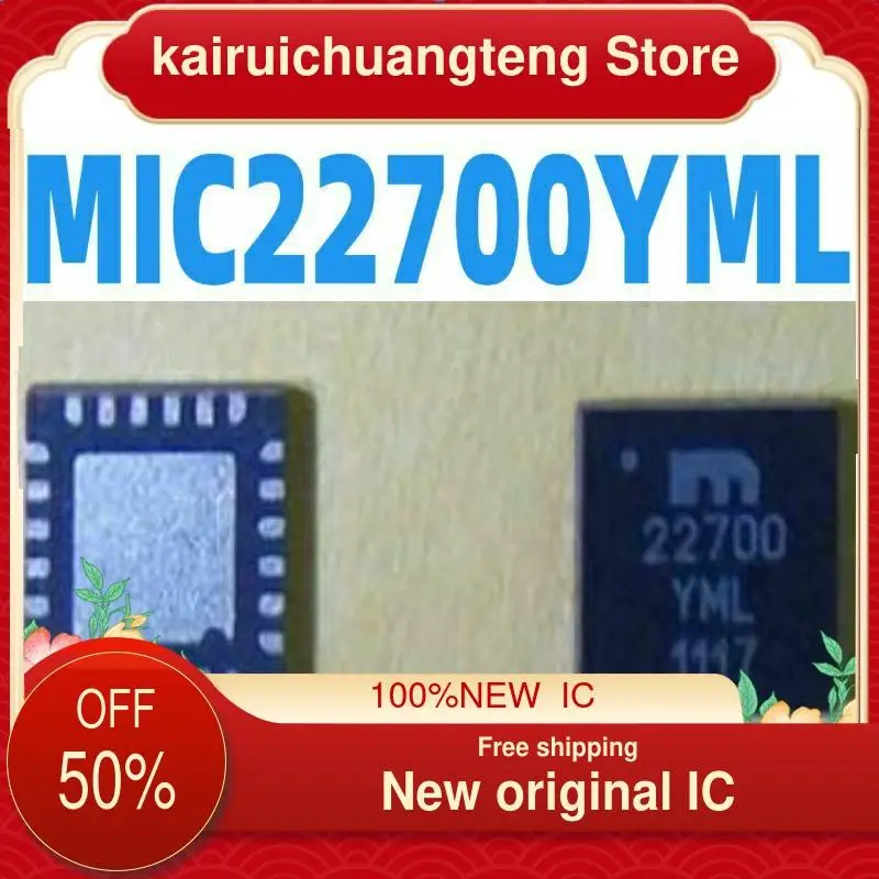 5PCS  MIC22700YML QFN24  New original IC
