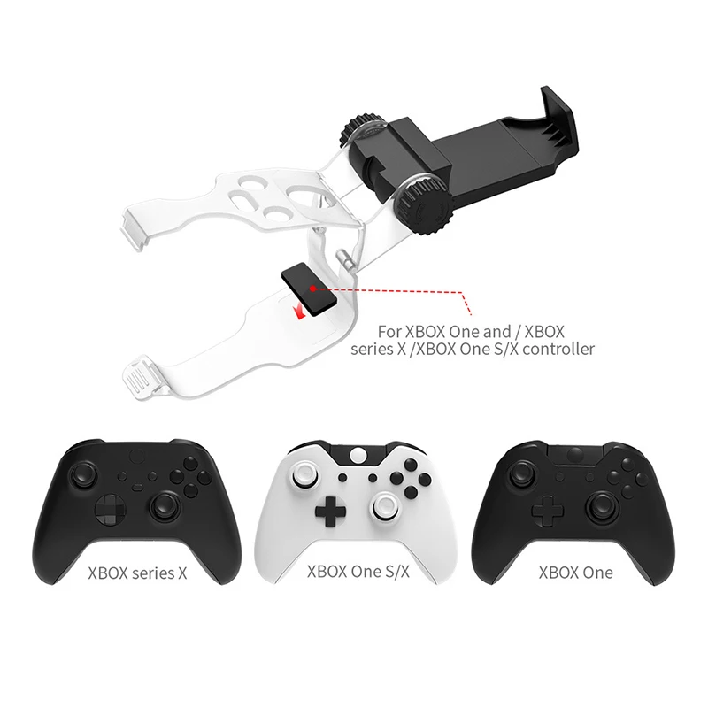 Klem SmartPhone Dapat Disesuaikan Game Klip untuk Microsoft Xbox Seri X/S Wireless Controller Gamepad Ponsel Pemegang Braket