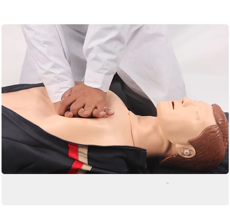 70x22x34cm Bust CPR Training Manikin Professional Nursing Training Mannequin teaching  Model Human First Aid Training Model New