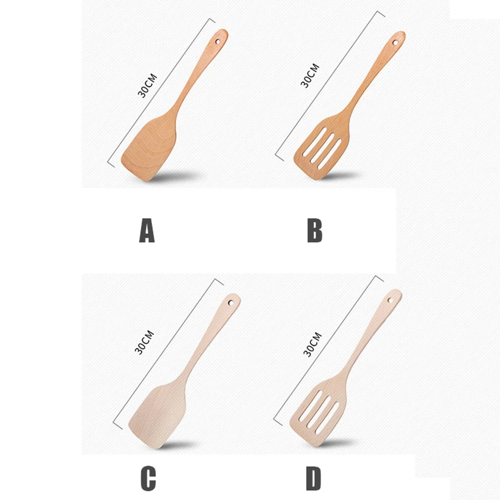 Wood Spatula Kitchen Accessories Non-Stick Cookware Cooking Tools Gift Wooden Shovel Kitchen Tool Kitchen Cooking Utensil Tool