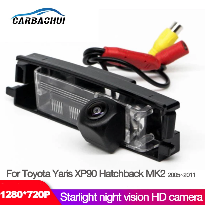 

Car Rear View Back Up Reverse Parking Camera For Toyota Yaris XP90 Hatchback MK2 2005~2015 CCD HD Night Vision high quality