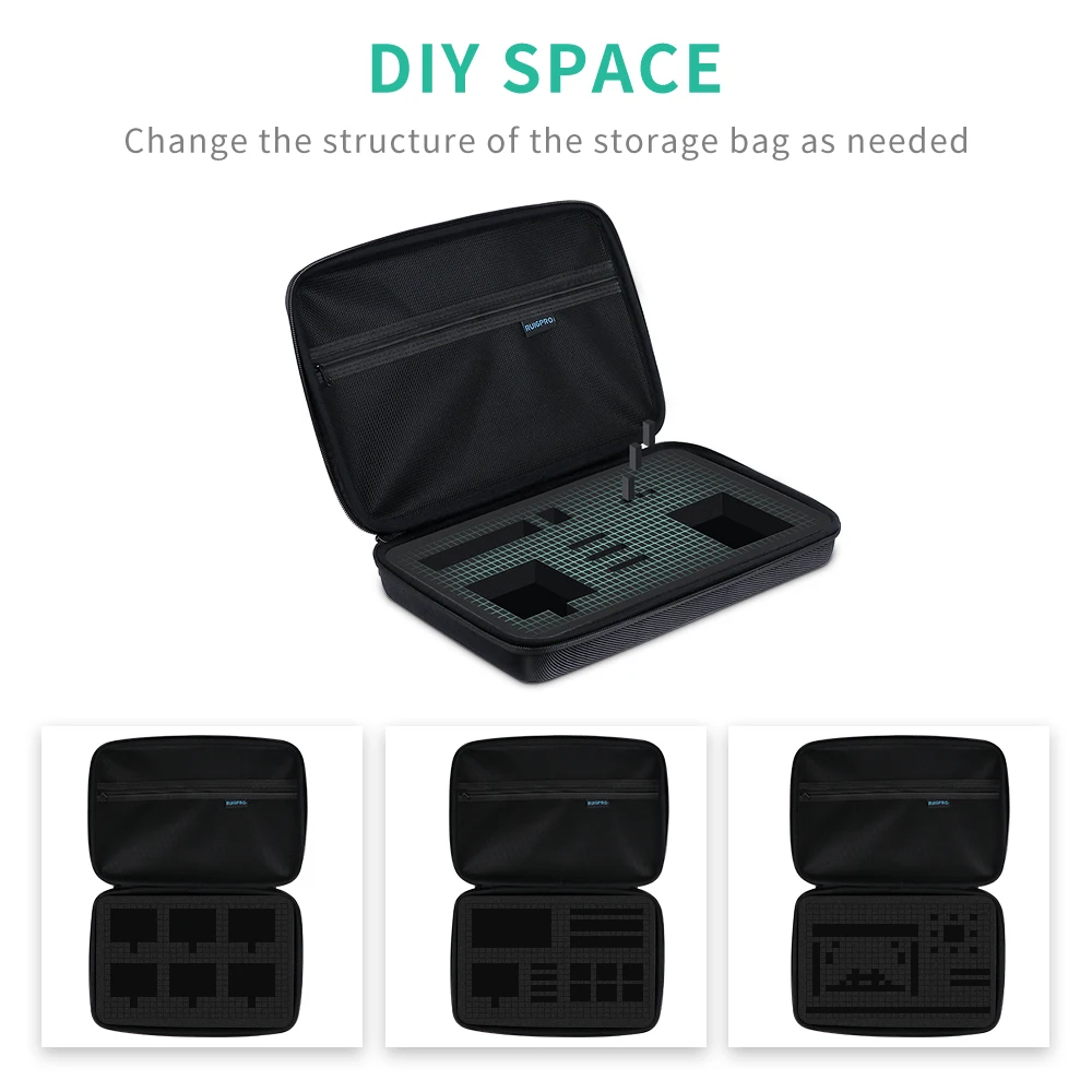 Gimbal DIY Housing Travel bag Storage box for Gopro Hero 10 9 8 7 6 5OSMO SJCAM EKEN go pro black case action camera accessories