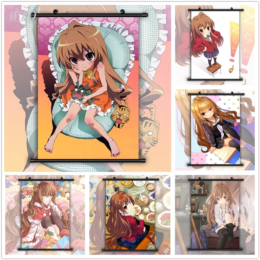 Toradora! Aisaka Taiga Anime Manga Anime Posters Canvas Painting Wall Decor Retro Poster Wall Art Picture Room Decor Home Decor