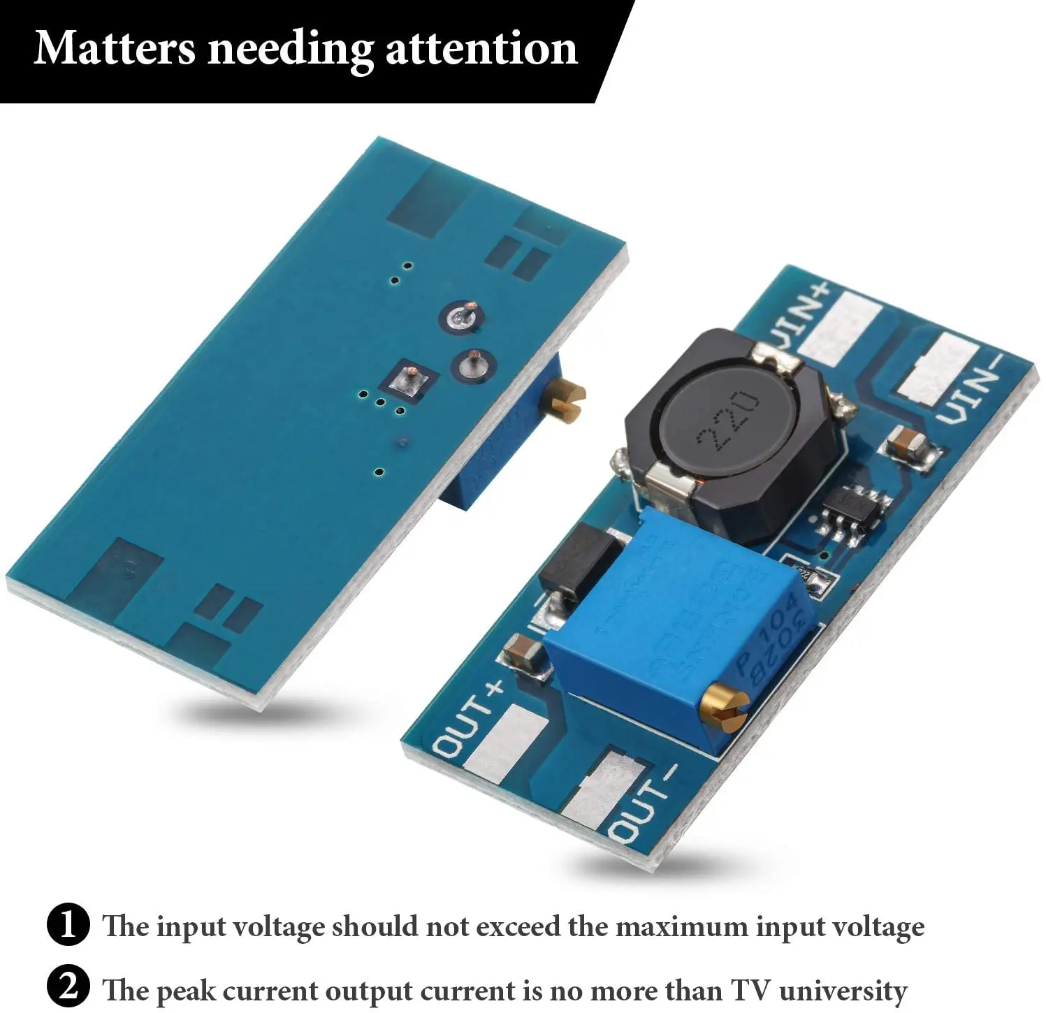 5PCS MT3608 DC-DC Step Up Converter Booster Power Supply โมดูล Boost Step-up Board เอาต์พุตสูงสุด 28V 2A