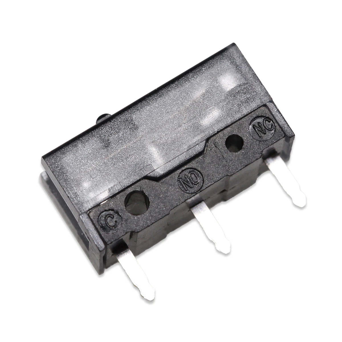2pcs 3pcs kailh gm8.0 gm8 micro interruptor 80m mouse para jogos de vida 3 pinos ponto preto usado em ratos de mouse de computador botão esquerdo dire