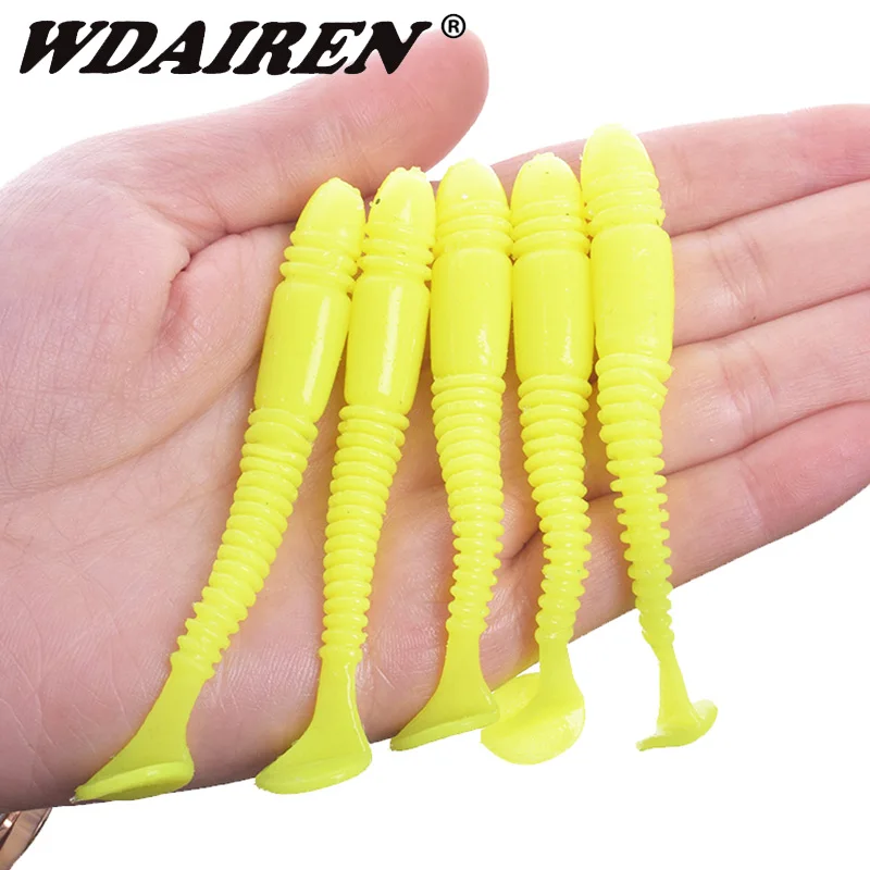 

10Pcs 75mm 3.2g baits easy shiner shad Shrimp smell soft lure swimbait for fishing bass Wobblers Pesca silicone leurre lure